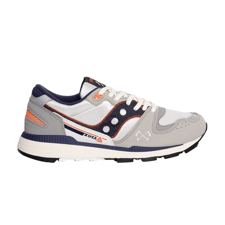 Bleu De Paname x Saucony Azura 'Grey Denim' — Grey/Denim/Red