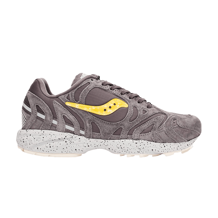 Saucony Grid Azura 2000 'Black Crystal Yellow Speckled' — Black/Crystal Yellow