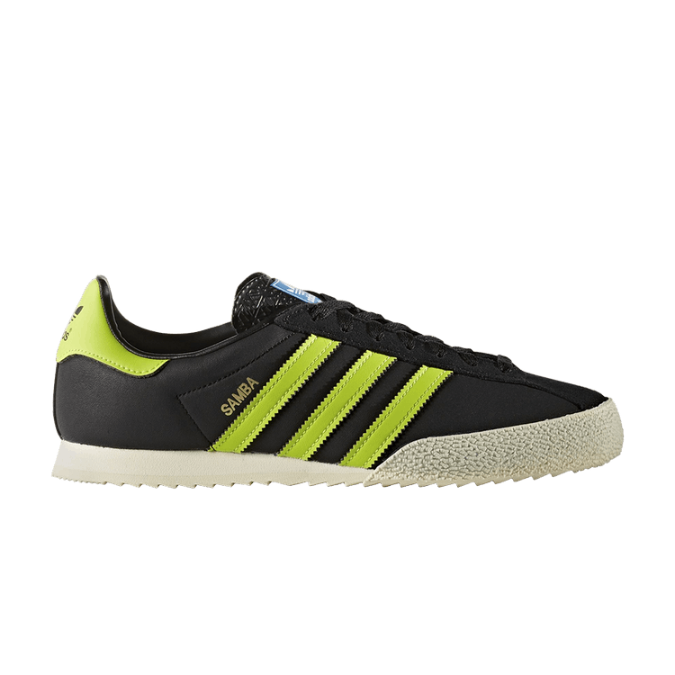 Adidas Samba Spezial 'Black Slime' — Core Black/Solar Slime/Gold Metallic