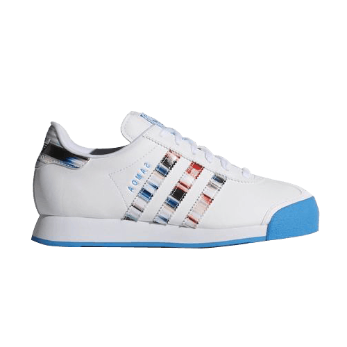 Adidas SAMOA J — Running White Ftw / Running White Ftw / Bright Blue