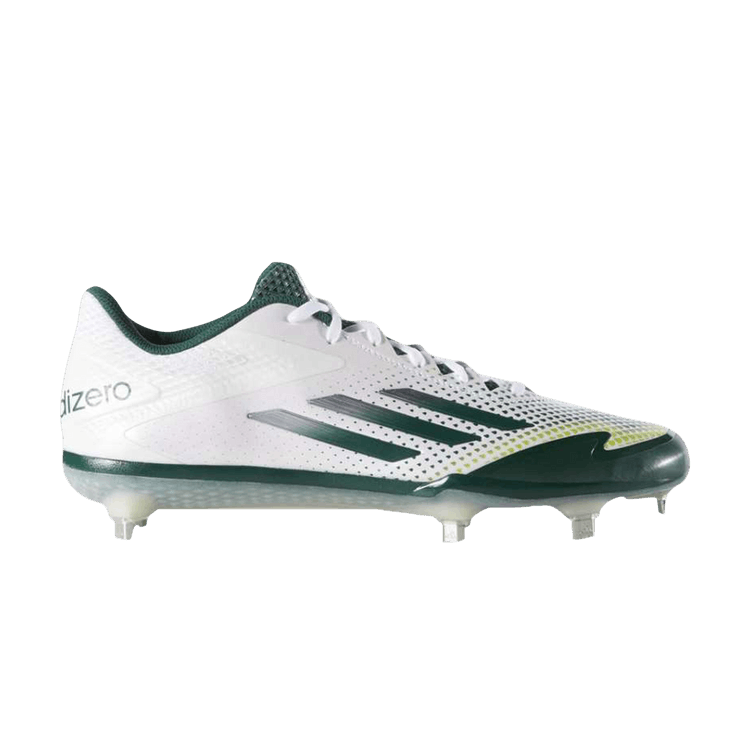 Adidas Adizero Afterburner 2.0 'White Forest Green' — Footwear White/Tech Grey Metallic/Forest Green
