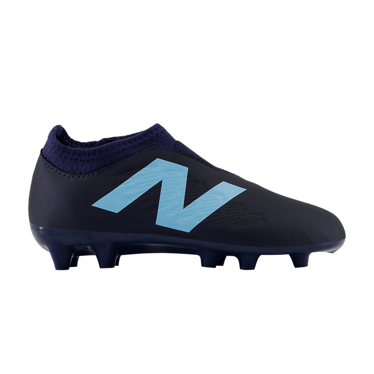New Balance Tekela V4+ Magique FG Big Kid 'Navy Team Sky Blue' — Navy/Team Sky Blue/Hot Mango