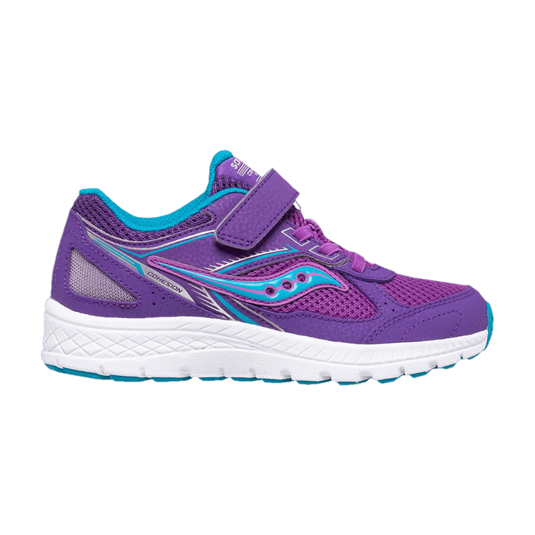 Saucony Cohesion 14 A/C Big Kid 'Purple Turq' — Purple/Turq