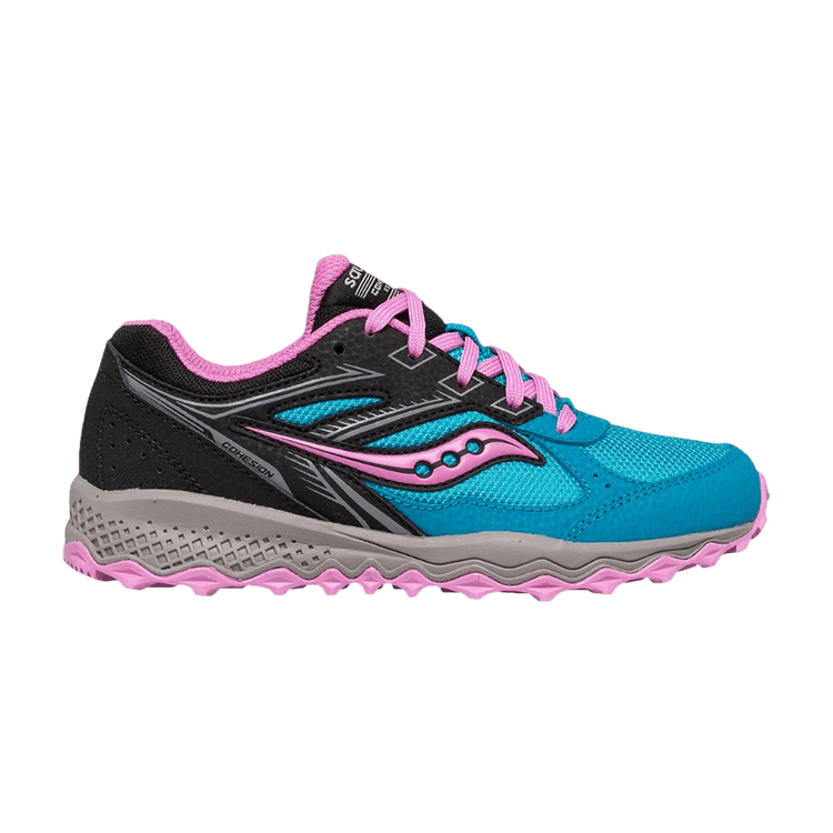 Saucony Cohesion TR14 Lace Big Kid 'Blue Pink' — Blue/Pink/Black