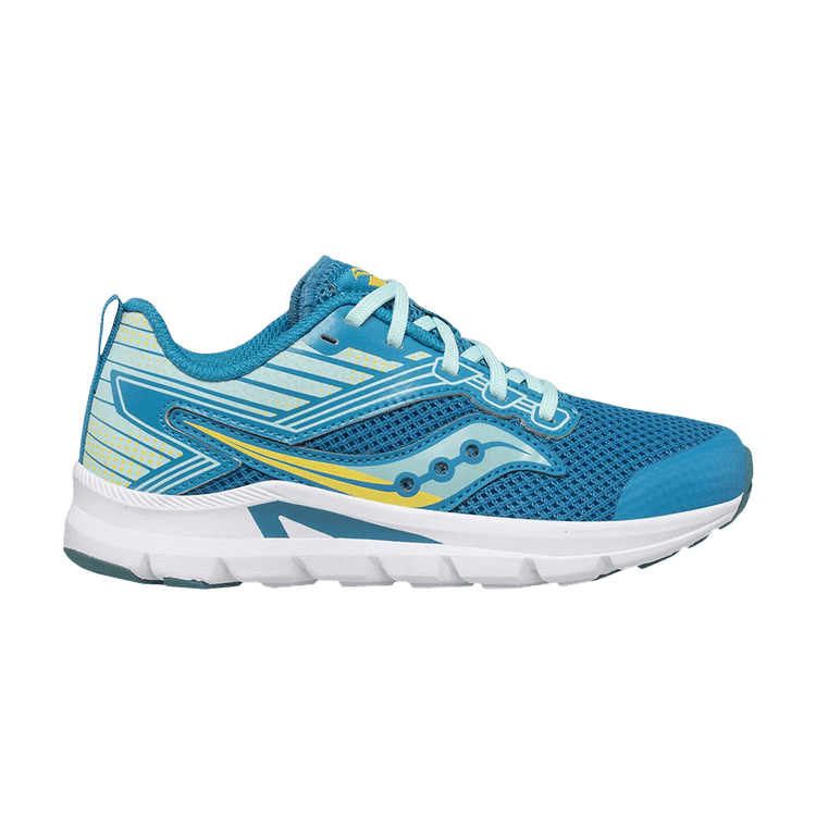 Saucony Axon Big Kid 'Turquoise Yellow' — Turquoise/Yellow