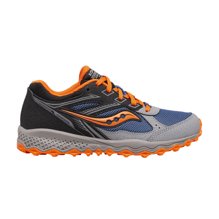 Saucony Cohesion TR14 Lace Big Kid 'Black Blue Orange' — Black/Blue/Orange