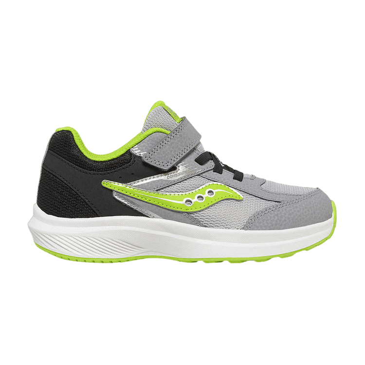 Saucony Cohesion KDZ A/C Big Kid 'Black Grey Green' — Black/Grey/Green