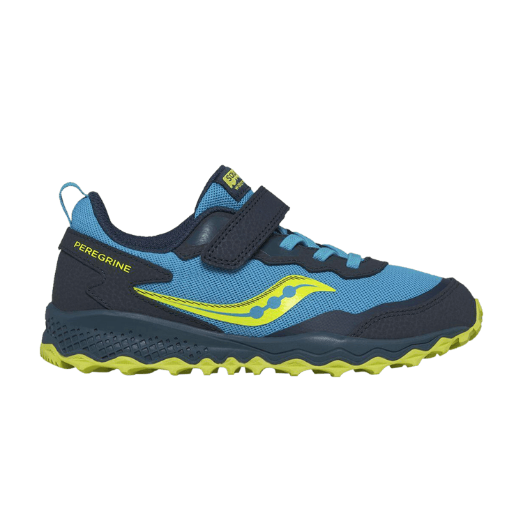 Saucony Peregrine KDZ A/C Big Kid 'Navy Citron' — Navy/Citron