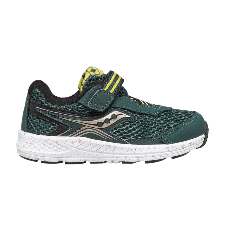 Saucony Ride 10 Big Kid 'Green Gold Black' — Green/Gold/Black
