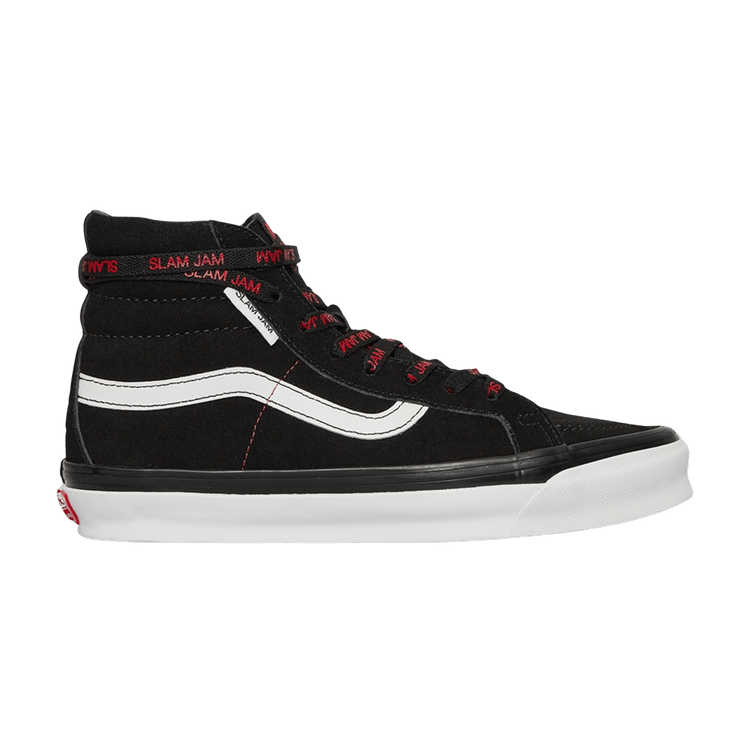 Slam Jam x Vans OG Sk8-Hi Reissue LX '(Un)Corporate Uniforms' — Black/Black