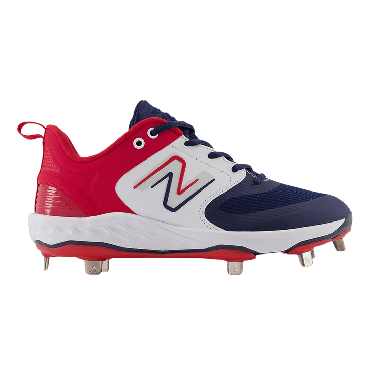 New Balance Wmns Fresh Foam X Velo v3 Metal 'Red Navy Blue' — Red/White/Navy Blue