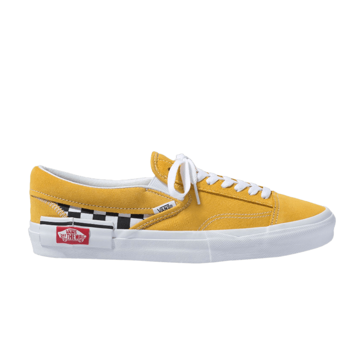 Vans Slip-On CAP LX 'Yolk Checkerboard' — Yolk Yellow/True White