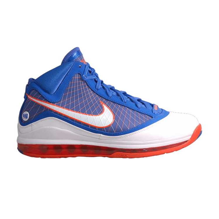 Nike Air Max LeBron 7 'Hardwood Classic' Sample — Blue/Wht/Orange Hwc