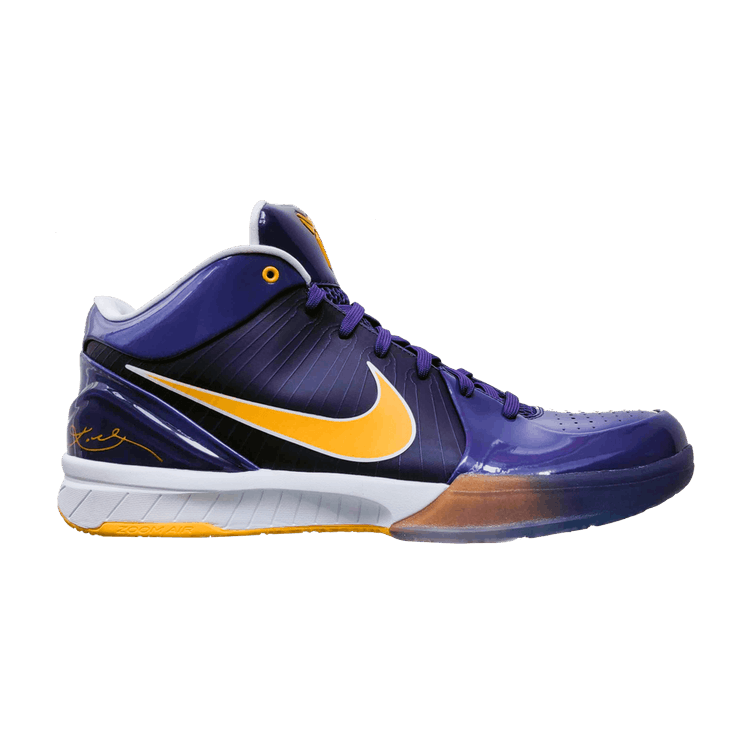 Nike Zoom Kobe 4 Protro 'Lakers Away' PE — Field Purple/White-Amarillo