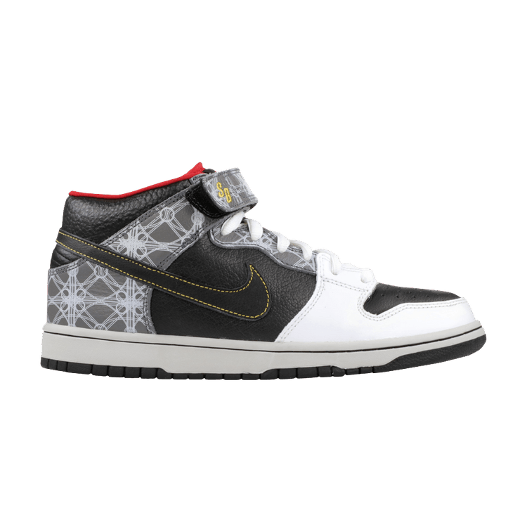 Triumvir x Fly x Nike Dunk Mid Premium SB 'Beijing' Sample — Black/Black