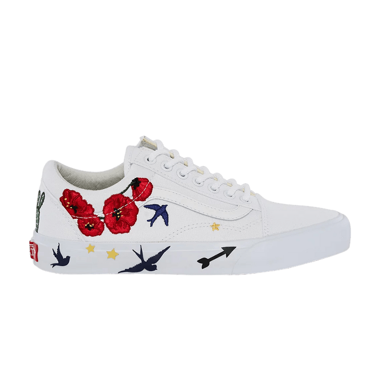 Vans Old Skool 'Desert Embellish' — True White/White