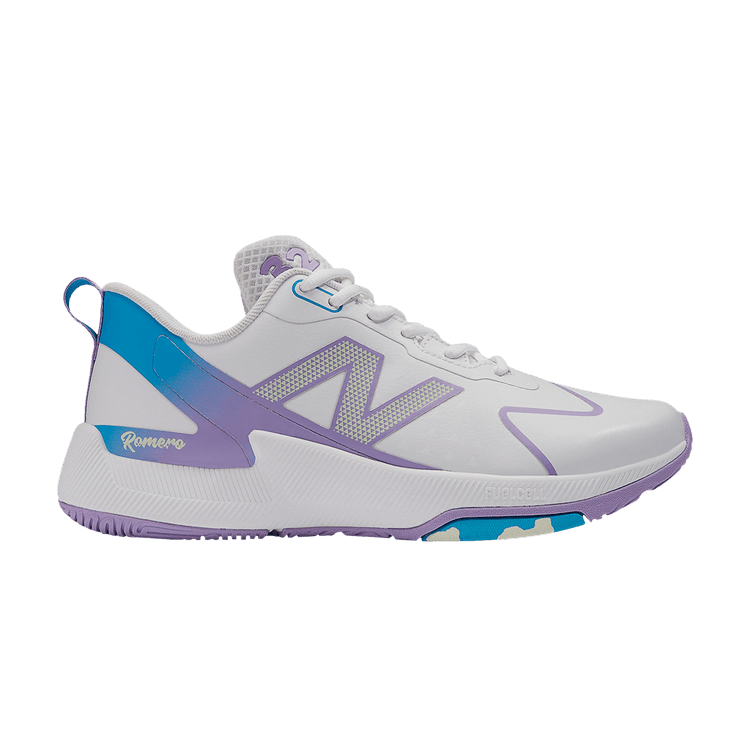 New Balance Wmns FuelCell Romero Duo Trainer 'Unity of Sport' — White/Purple Fade/Coastal Blue