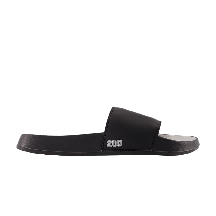 New Balance DynaSoft 200v2 Slide 4E Wide 'Varsity - Black Grey' — Black/Brighton Grey