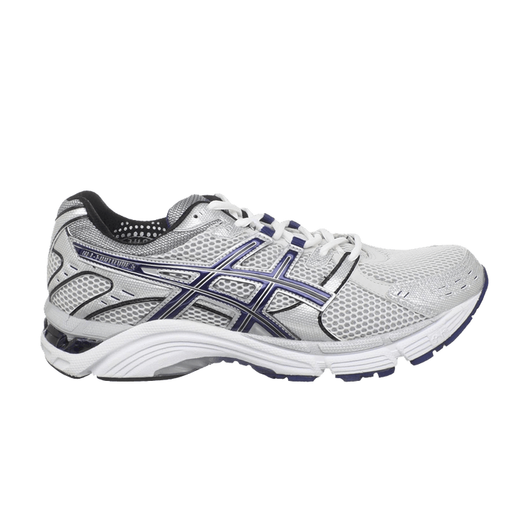 Asics Gel Fortitude 5 4E Wide 'White Navy Lightning' — White/Navy/Lightning