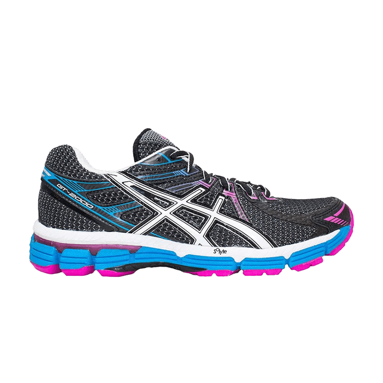 Asics Wmns GT 2000 'Black Electric Blue' — Black/Electric Blue