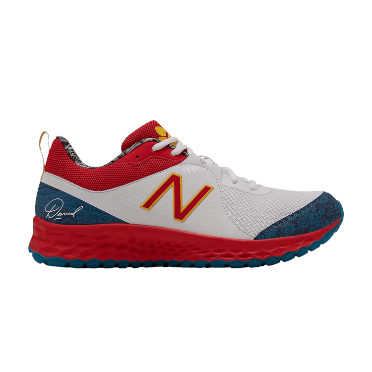 David Sunflower Seeds x New Balance Fresh Foam 3000v5 TF 'White Red' — White/Red