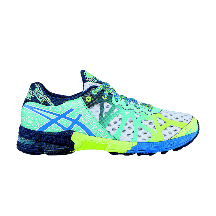 Asics Wmns Gel Noosa Tri 9 'Electric Blue Mint' — White/Electric Blue/Mint