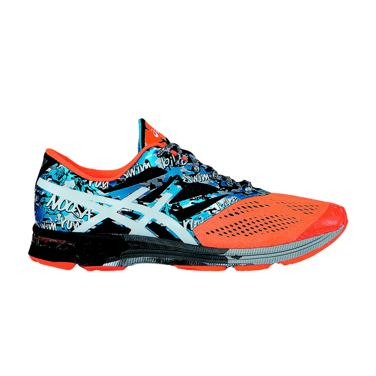 Asics Gel Noosa Tri 10 'Onyx Flash Orange' — Onyx/White/Flash Orange
