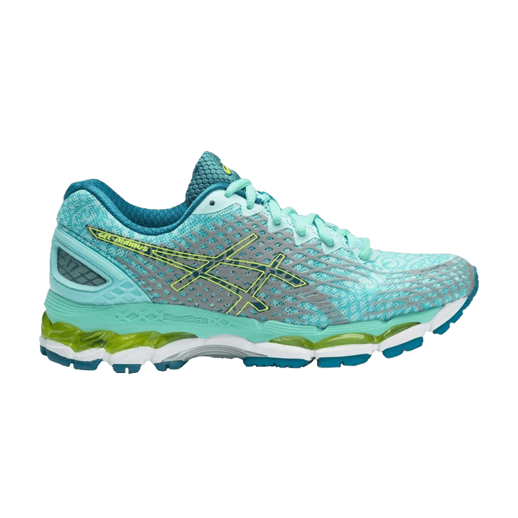 Asics Wmns Gel Nimbus 17 Lite Show 'Aqua Splash' — Aqua Splash/Silver/Flash Yellow