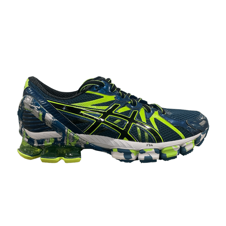 Asics Gel Sendai 3 'Ink Flash Yellow' — Ink/Black/Flash Yellow