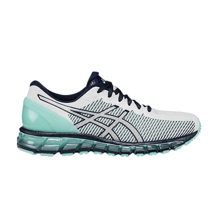 Asics Wmns Gel Quantum 360 CM 'White Aruba Blue' — Aruba Blue/White/Dark Navy