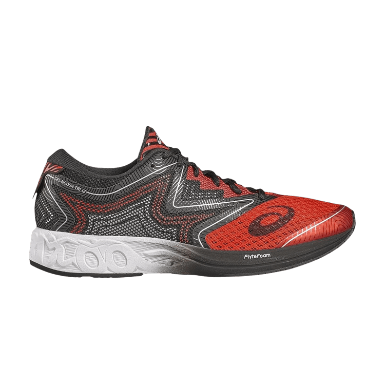 ASICS Noosa FF 'Vermilion White Black' — Vermilion/White/Black
