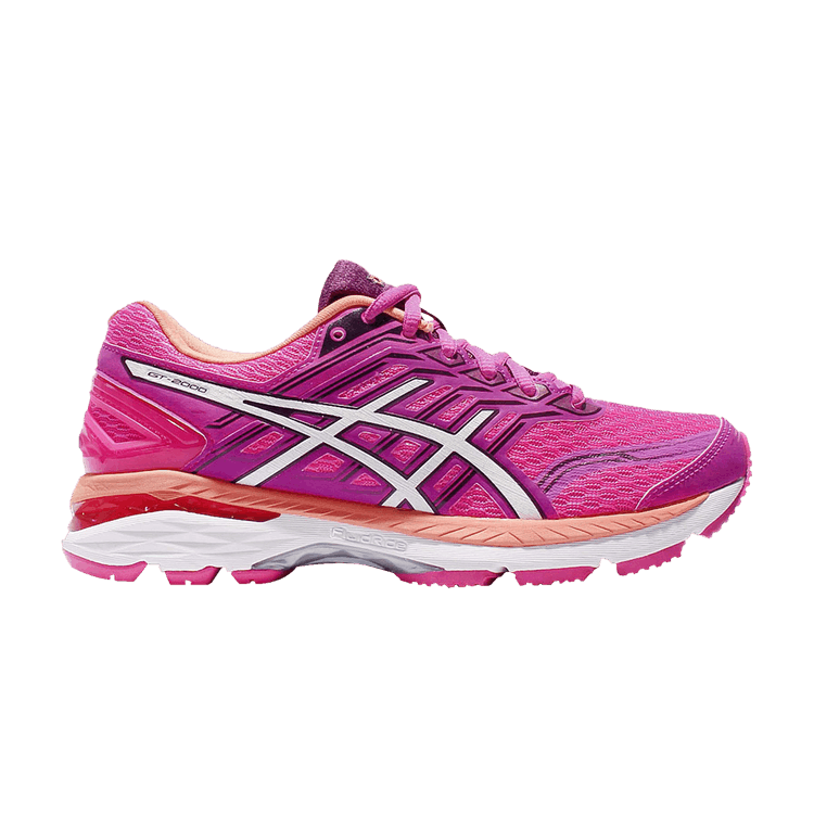 Asics Wmns GT 2000 5 'Dark Purple' — Pink Glow/White/Dark Purple
