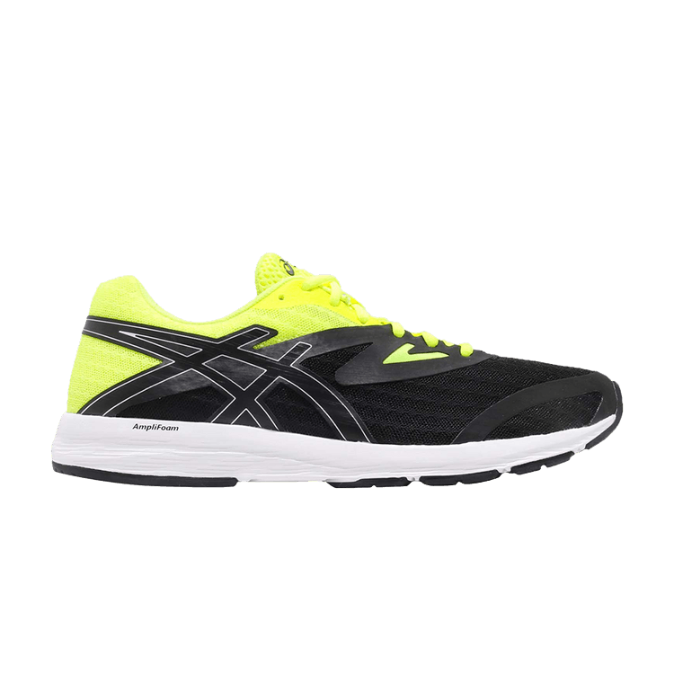 Asics Amplica 'Black Safety Yellow' — Black/Silver/Safety Yellow