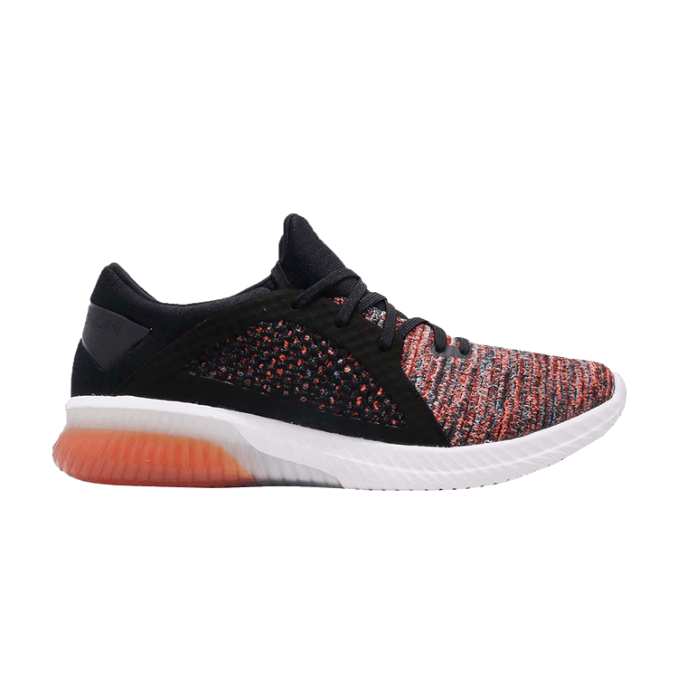 Asics Gel Kenun Knit 'Black Multi-Color' — Shocking Orange/Black/Black