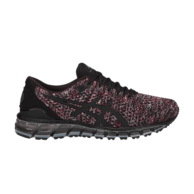 Asics Gel Quantum 360 Knit 2 'Black Classic Red' — Black/Classic Red/Stone Grey