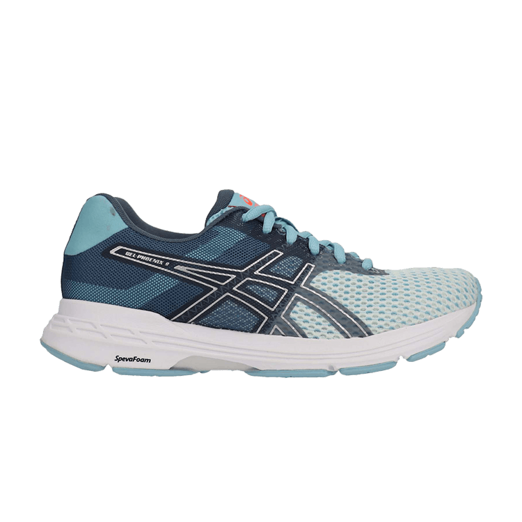 Asics Wmns Gel Phoenix 9 'Porcelain Blue' — Porcelain Blue/Silver/Flash Coral