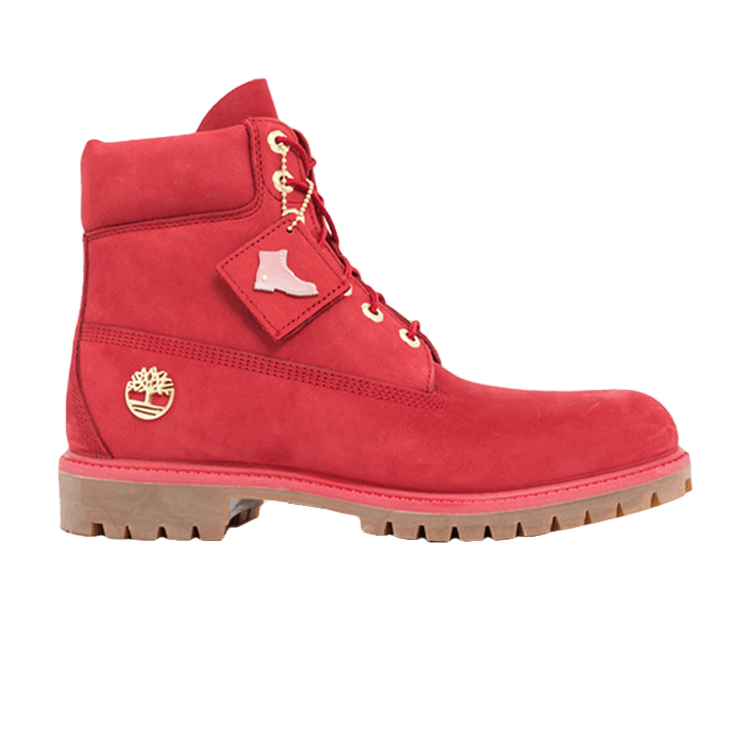 Timberland 6 Inch Premium 'Ruby' — Red