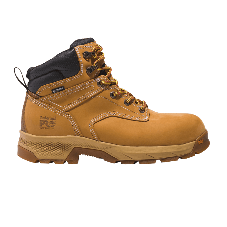 Timberland TiTAN EV 6 Inch Composite Toe Waterproof Work Boot 'Wheat' — Wheat