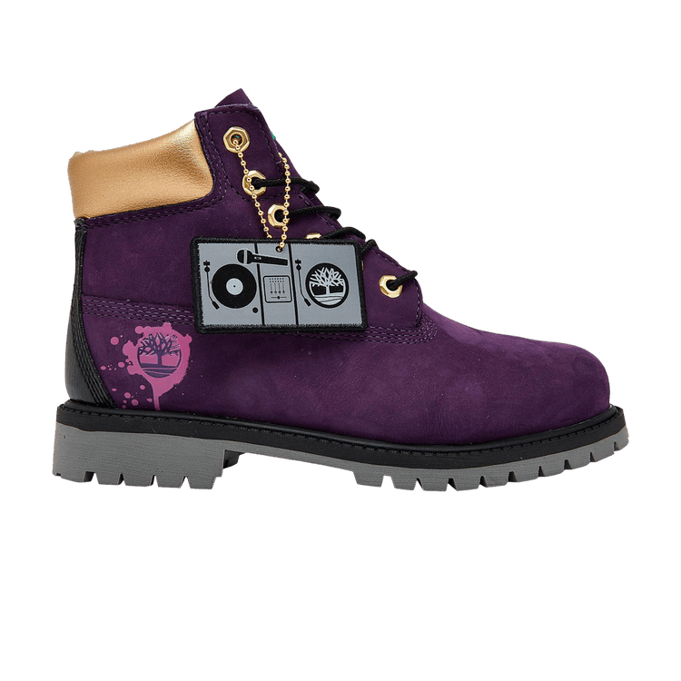 Timberland 6 Inch Premium Boot Youth 'Hip Hop Royalty' — Royal Purple