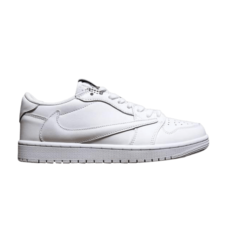 Travis Scott x Air Jordan 1 Retro Low OG SP 'Michael Rubin White Party' Friends &amp; Family — White/White