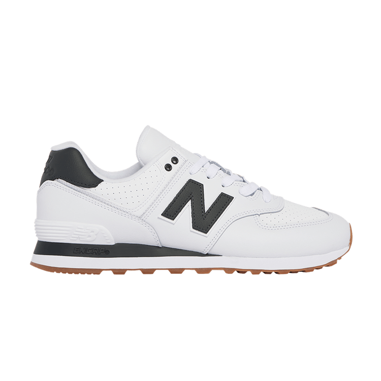 New Balance 574 'White Grey' — White/Black/Wheat