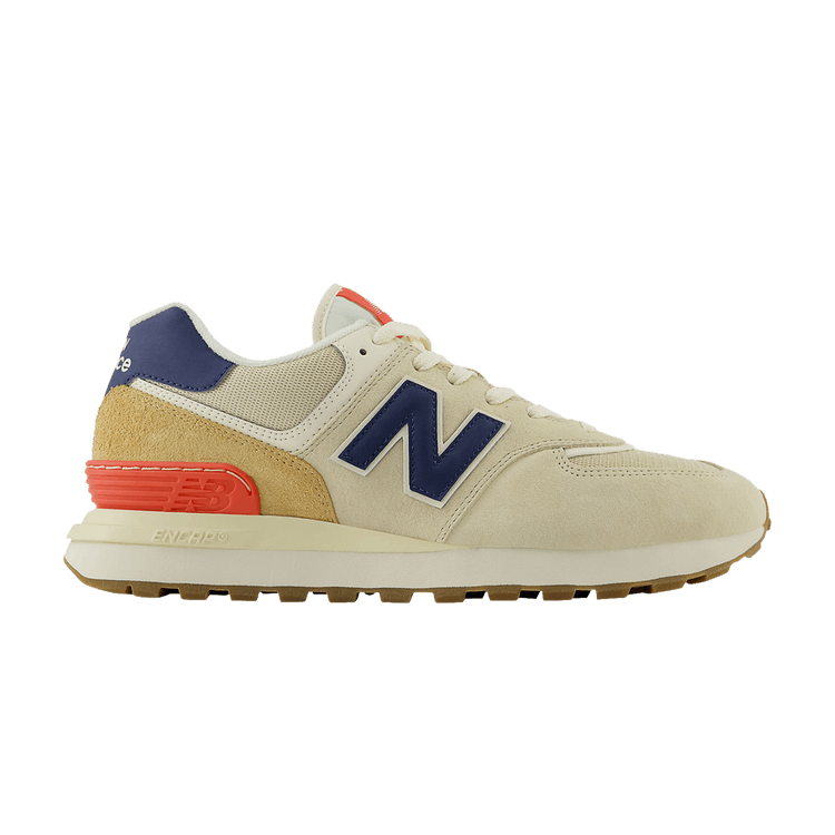 New Balance 574 Legacy 'Cream Navy' — Grey/Navy