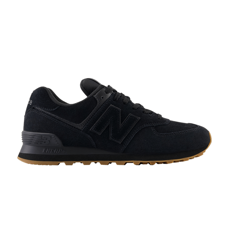 New Balance 574 'Black Gum' — Black/Gum