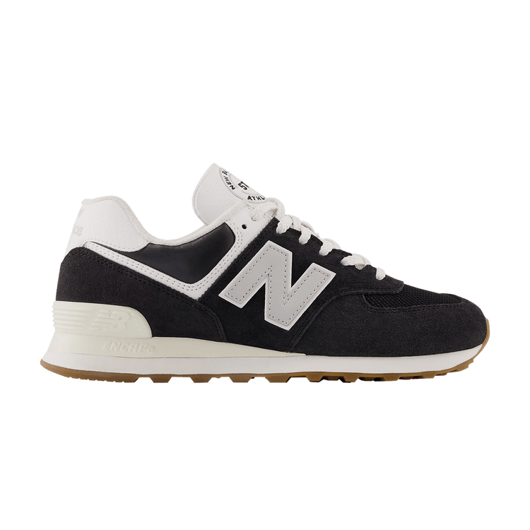 New Balance 574 'NB Athletics - Black' — Black/White