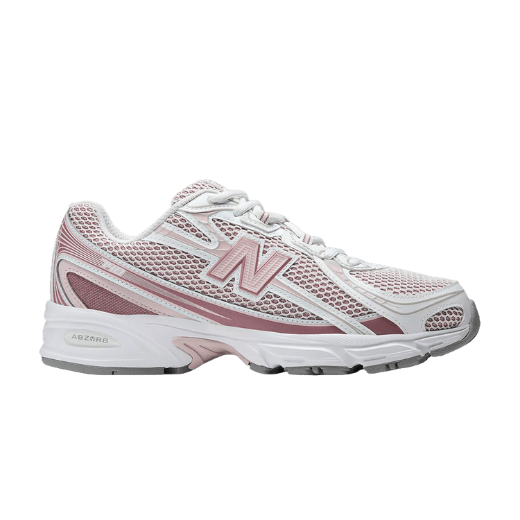 New Balance 740 'Rosewood White' — Rosewood / White
