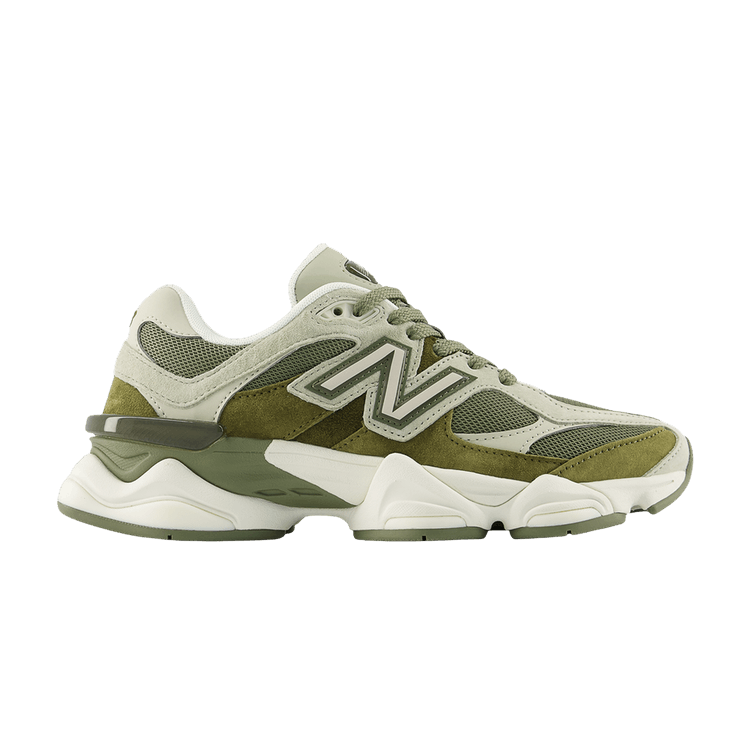 New Balance 9060 'Olivine Dark Olivine' — Olivine/Dark Olivine/White