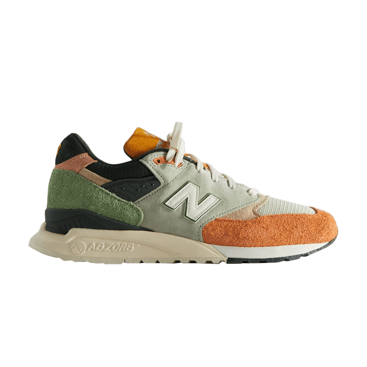 Ronnie Fieg x Frank Lloyd Wright Foundation x New Balance 998 Made in USA 'Broadacre City - Apricot' — Aloe Wash/Apricot Buff