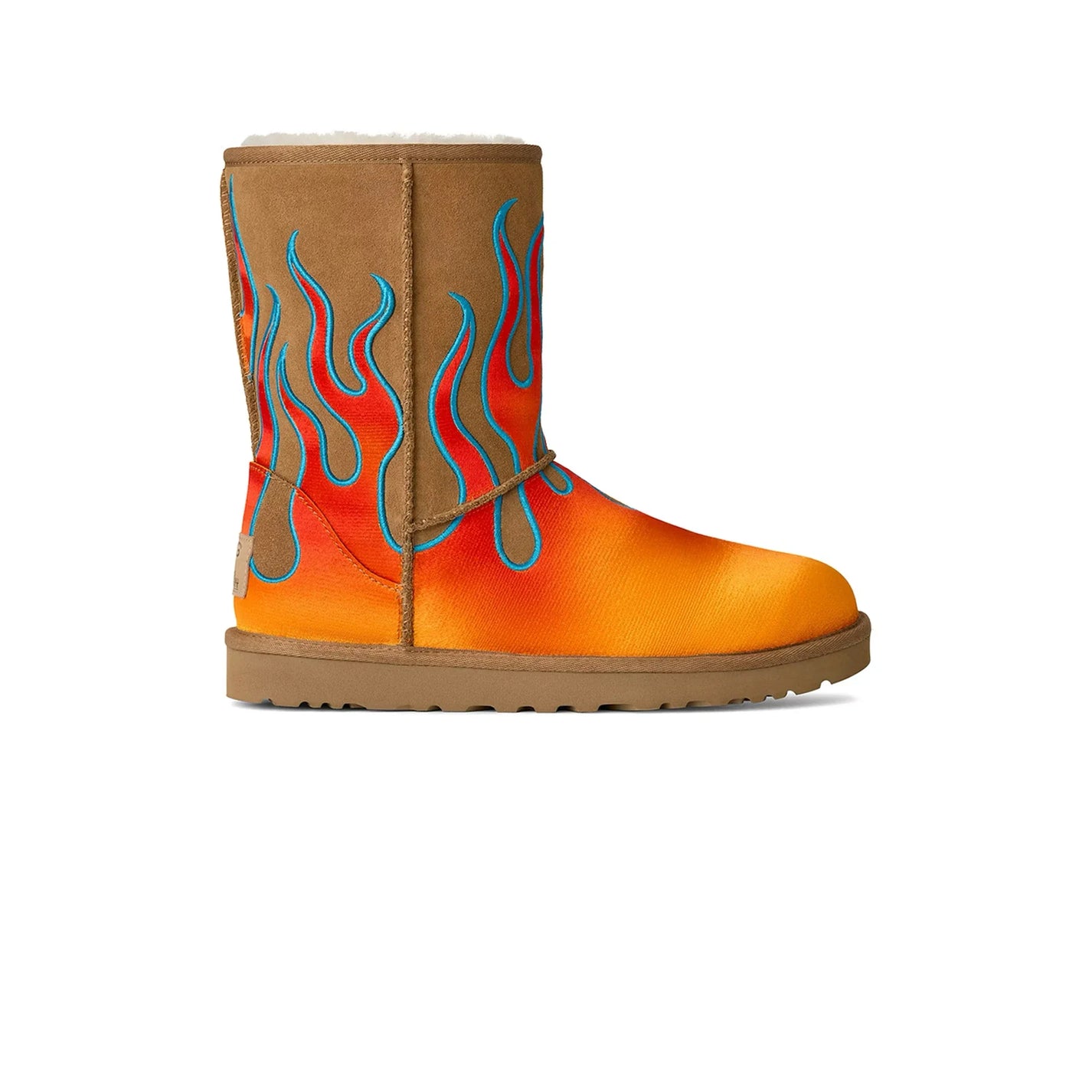 UGG Classic Short Boot 'Jeremy Scott Flames Chestnut' (2025)