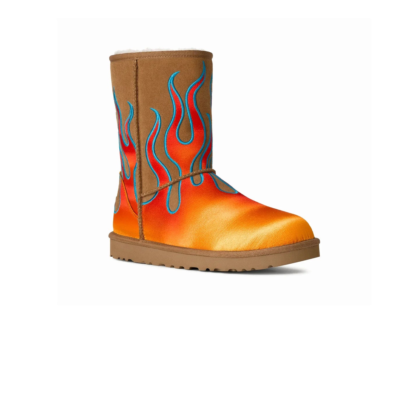 UGG Classic Short Boot 'Jeremy Scott Flames Chestnut' (2025)