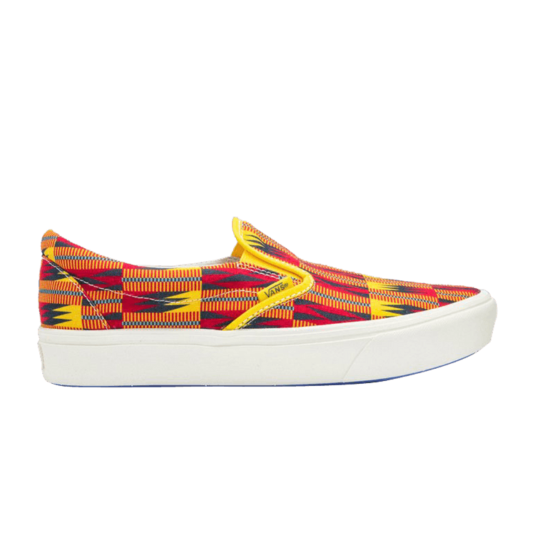 Union x Vans Classic Slip-On 'Kente Cloth' — Multi/True White